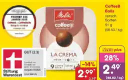 Netto Marken-Discount Melitta coffeeb balls Angebot