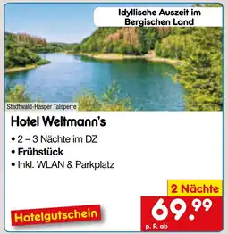 Netto Marken-Discount Hotel weltmann’s Angebot