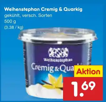 Netto Marken-Discount Weihenstephan cremig & quarkig Angebot