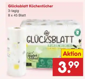 Netto Marken-Discount Glücksblatt küchentücher Angebot