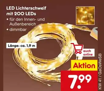 Netto Marken-Discount Led lichterschweif mit 200 leds Angebot