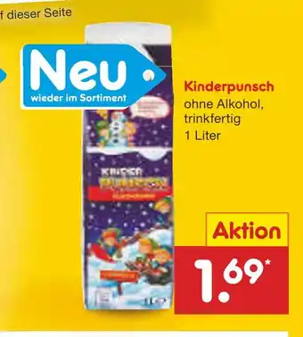 Netto Marken-Discount Kinderpunsch Angebot