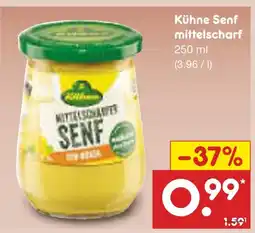 Netto Marken-Discount Kühne senf mittelscharf Angebot