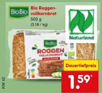 Netto Marken-Discount Biobio bio roggenvollkornbrot Angebot