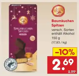 Netto Marken-Discount Baumkuchen spitzen Angebot