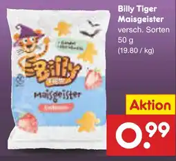 Netto Marken-Discount Billy tiger maisgeister Angebot