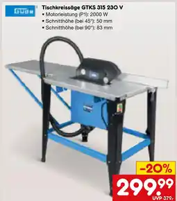 Netto Marken-Discount Güde tischkreissäge gtks 315 230 v Angebot