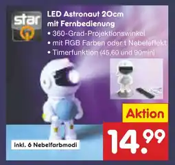 Netto Marken-Discount Star led astronaut 20cm mit fernbedienung Angebot