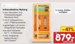 Netto Marken-Discount Artsauna infrarotkabine nyborg Angebot