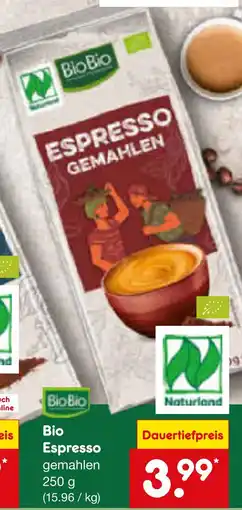 Netto Marken-Discount Biobio bio espresso gemahlen Angebot
