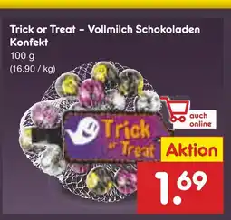 Netto Marken-Discount Trick or treat – vollmilch schokoladen konfekt Angebot