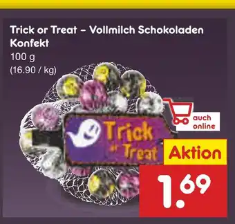 Netto Marken-Discount Trick or treat – vollmilch schokoladen konfekt Angebot