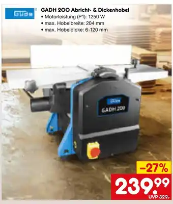 Netto Marken-Discount Güde gadh 200 abricht- & dickenhobel Angebot
