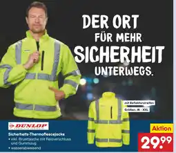 Netto Marken-Discount Dunlop sicherheits-thermofleecejacke Angebot