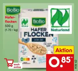 Netto Marken-Discount Biobio haferflocken Angebot