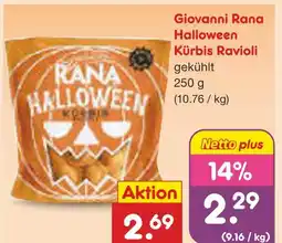 Netto Marken-Discount Giovanni rana halloween kürbis ravioli Angebot