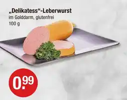V Markt Delikatess-leberwurst Angebot