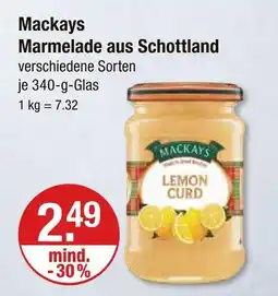 V Markt Mackays marmelade aus schottland lemon curd Angebot