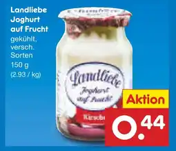 Netto Marken-Discount Landliebe joghurt auf frucht Angebot
