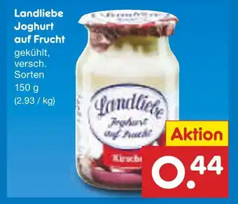Netto Marken-Discount Landliebe joghurt auf frucht Angebot