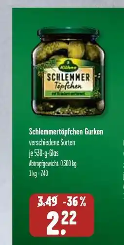 V Markt Schlemmertöpfchen gurken Angebot