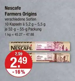 V Markt Nescafe farmers origins Angebot