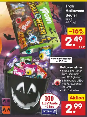 Netto Marken-Discount Trolli halloween beutel Angebot