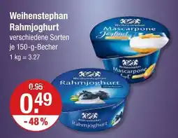 V Markt Weihenstephan rahmjoghurt Angebot