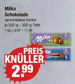 V Markt Milka schokolade Angebot