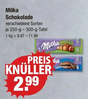 V Markt Milka schokolade Angebot