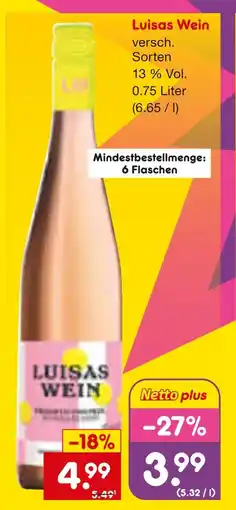 Netto Marken-Discount Luisas wein Angebot