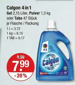 V Markt Calgon 4 in 1 gel Angebot