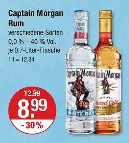 V Markt Captain morgan white rum Angebot