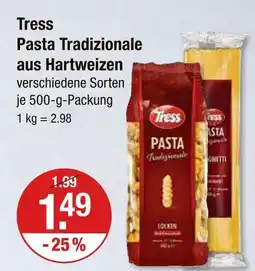 V Markt Tress pasta tradizionale aus hartweizen locken Angebot