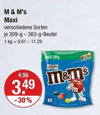 V Markt M & m's maxi Angebot