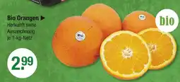 V Markt Bio orangen Angebot
