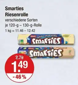 V Markt Smarties riesenrolle white chocolate Angebot