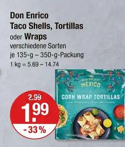 V Markt Don enrico taco shells Angebot