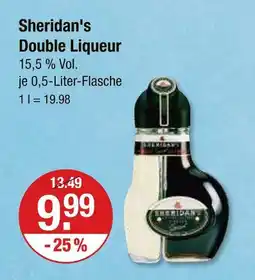 V Markt Sheridan's double liqueur Angebot