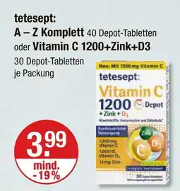V Markt Tetesept a – z komplett Angebot