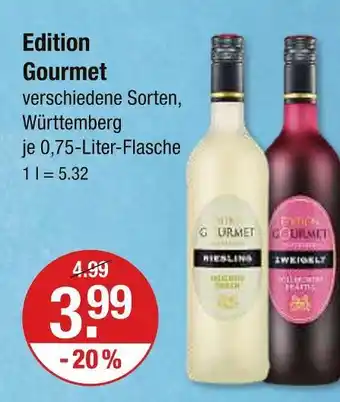 V Markt Edition gourmet riesling Angebot