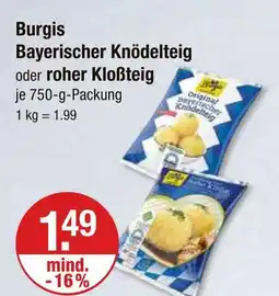 V Markt Burgis bayerischer knödelteig Angebot