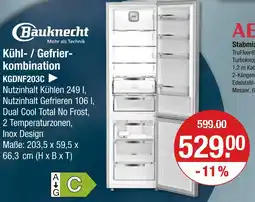 V Markt Bauknecht kühl-/gefrierkombination Angebot
