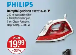 V Markt Philips dampfbügeleisen dst2010/40 Angebot
