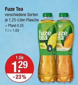 V Markt Fuze tea Angebot