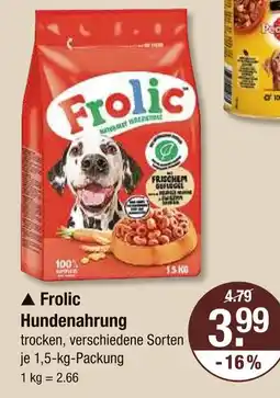 V Markt Frolic hundenahrung Angebot