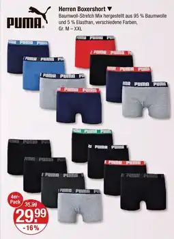 V Markt Puma herren boxershort Angebot