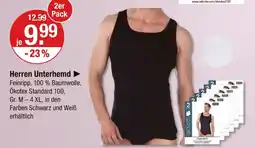 V Markt Herren unterhemd Angebot