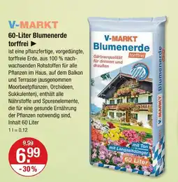 V Markt V-markt 60-liter blumenerde torffrei Angebot