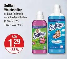V Markt Softlan softlan weichspüler (1 liter) Angebot
